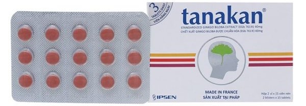 Tanakan là một chế phẩm có chứa chiết xuất từ cây bạch quả