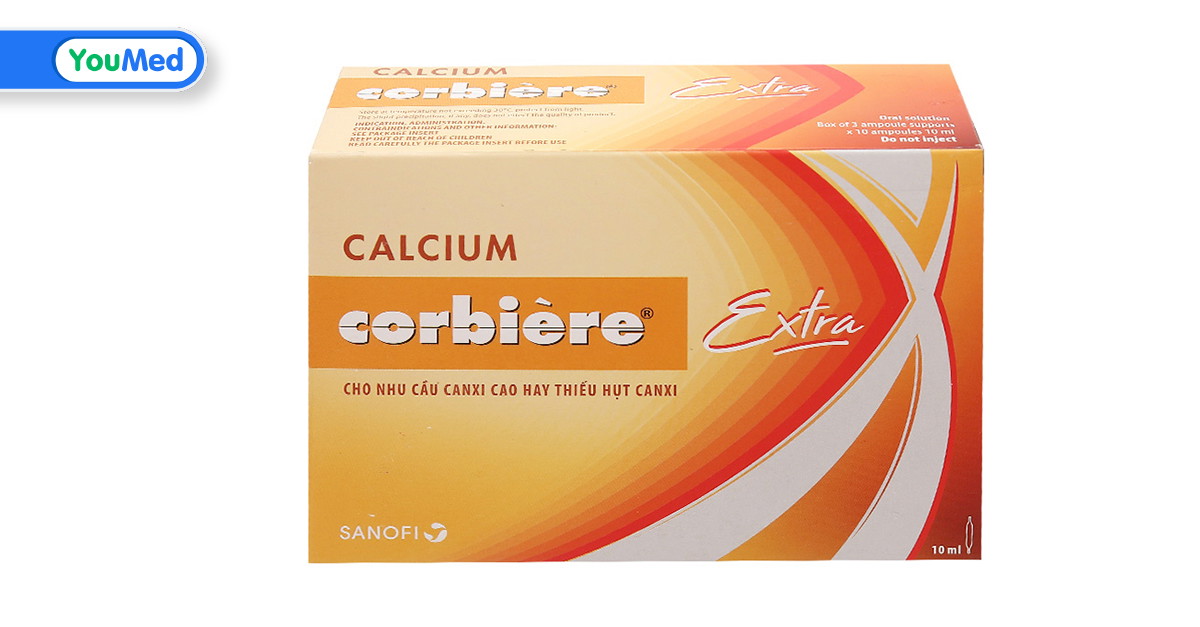 Thuốc Canxi Corbière có tác dụng phụ nào không?

