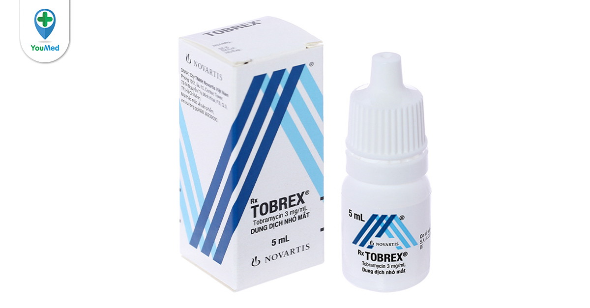 Tobrex chứa thành phần chính là tobramycin, một loại kháng sinh thuộc nhóm aminoglycoside. Tobramycin có khả năng ngăn chặn sự phát triển của vi khuẩn trong mắt và làm giảm vi khuẩn gây nhiễm trùng.

