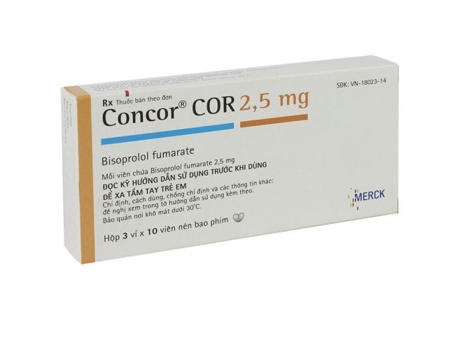 thuốc Concor® (Bisoprolol fumarate)