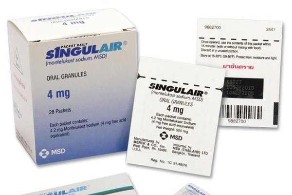 Thuốc Singulair có nhiều dạng khác nhau