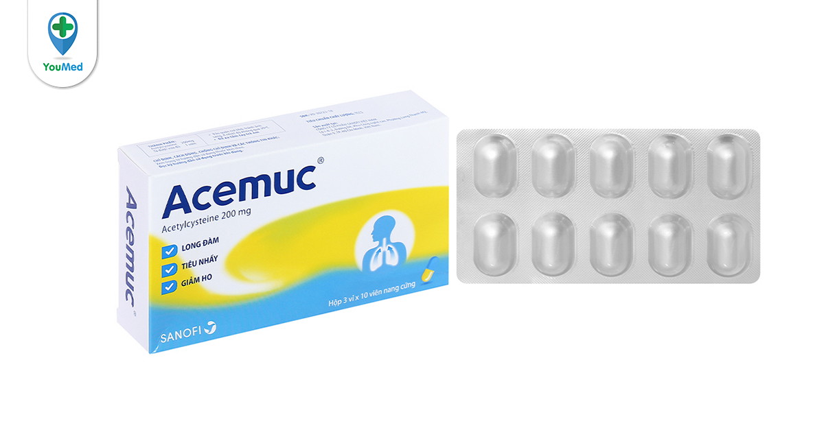 Thành phần chính có trong thuốc Ho Acemuc là gì?
