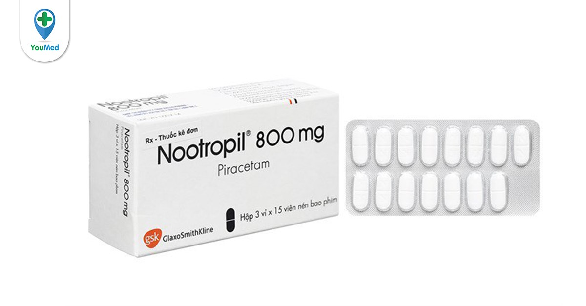 Nootropil 800mg được sử dụng để điều trị những triệu chứng nào?
