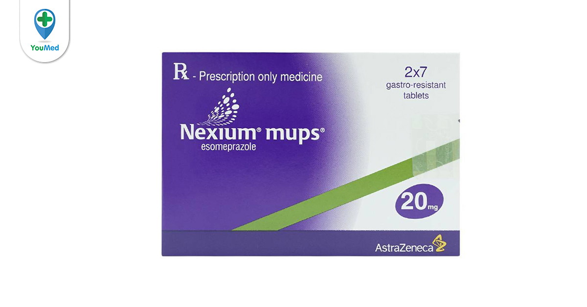 Nexium Mups 40mg được sử dụng trong trường hợp nào?
