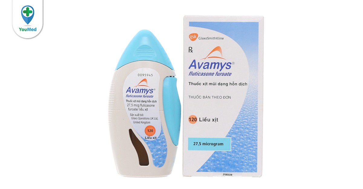 Thuốc xịt mũi Avamys 120 được sử dụng để điều trị những triệu chứng gì?

