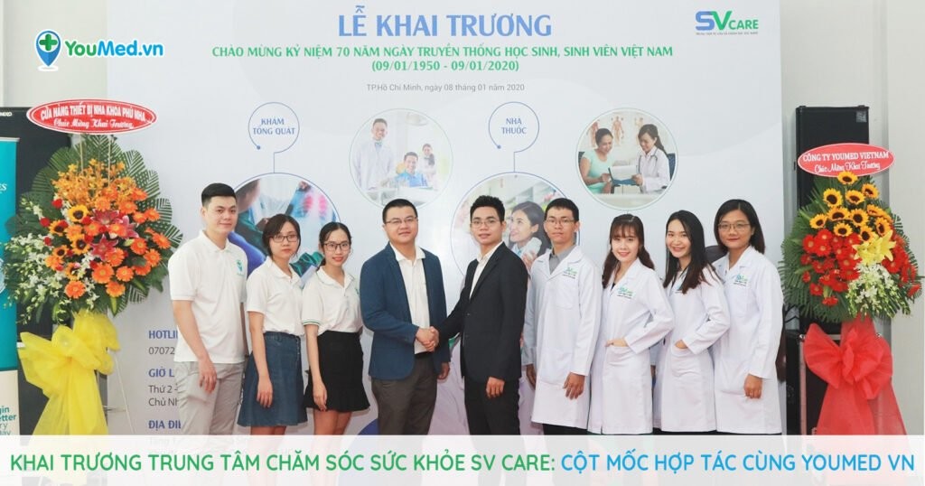 Khai trương trung tâm chăm sóc sức khỏe SV Care: Cột mốc hợp tác cùng YouMed VN