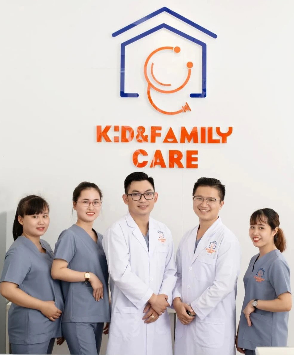 Đội ngũ các y bác sĩ chuyên khoa tại phòng khám Kid & Family Care