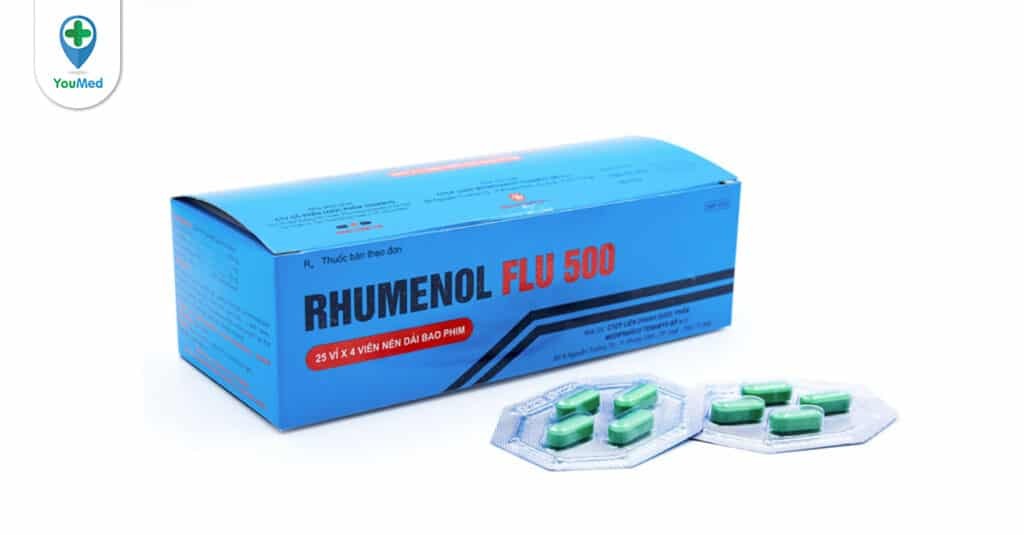 Bạn biết gì về thuốc Rhumenol Flu 500 (acetaminophen, loratadin, dextromethorphan)?