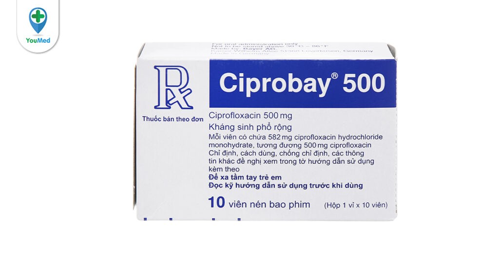 Bạn biết gì về thuốc kháng sinh Ciprobay (ciprofloxacin)?