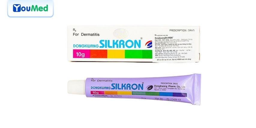Thuốc bôi bảy màu Silkron trị bệnh lý ngoài da