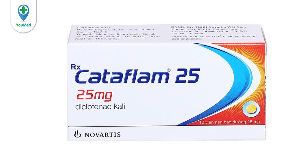 Bạn biết gì về thuốc giảm đau Cataflam (diclofenac)?
