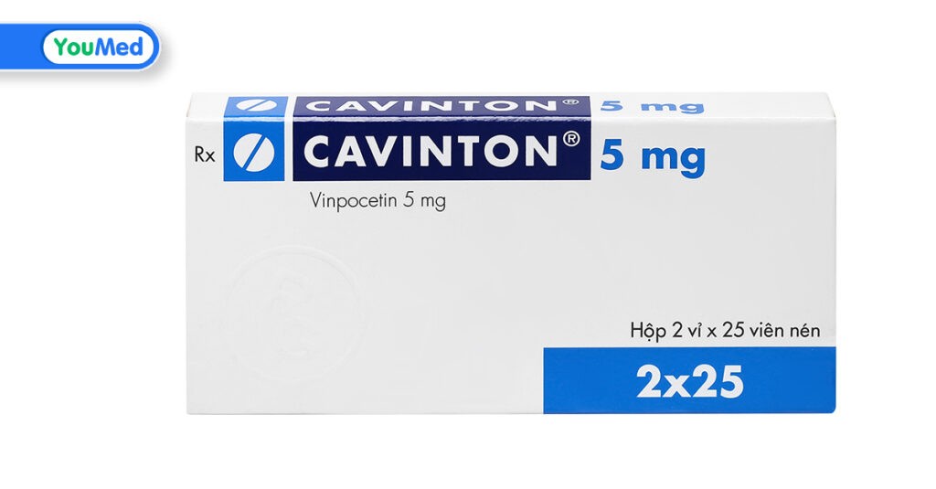 Thuốc điều trị rối loạn tuần hoàn não Cavinton (vinpocetine): cách dùng và lưu ý