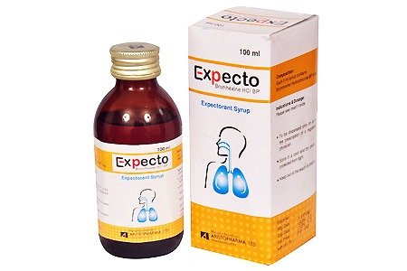 Thuốc siro Expecto (bromhexin)