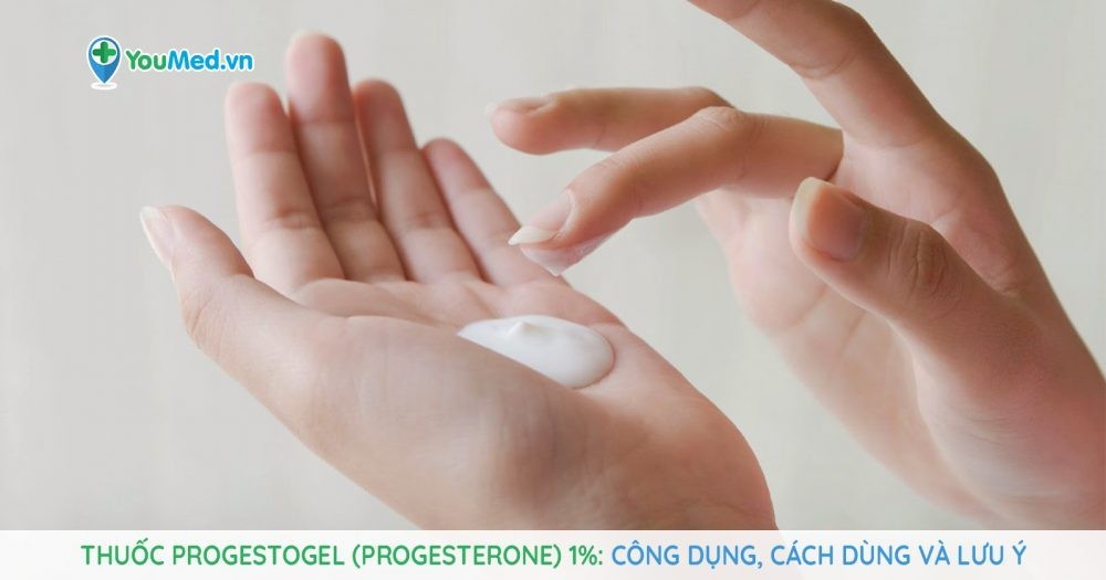 thuốc bôi điều trị đau vú lành tính Progestogel (progesterone) 1%