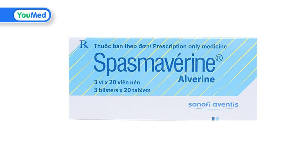 Thuốc Spasmaverine (alverin): công dụng, cách dùng và lưu ý
