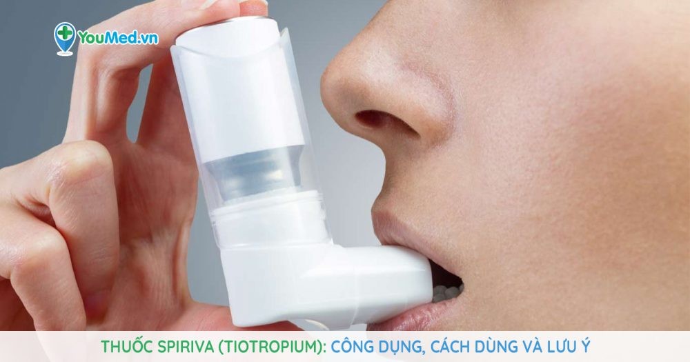Bình hít thuốc Spiriva (tiotropium) trong kiểm soát bệnh phổi tắc nghẽn mãn tính