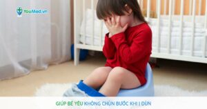 Giúp bé yêu không chùn bước khi ị đùn