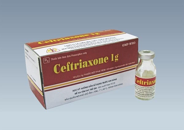Tìm hiểu thông tin thuốc kháng sinh Ceftriaxone