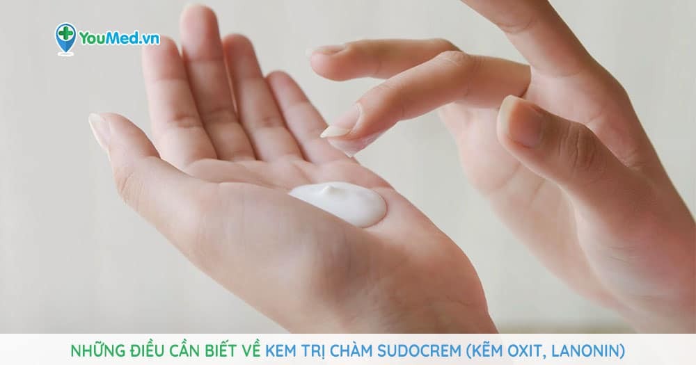 Những điều cần biết về kem trị chàm thuốc Sudocrem (kẽm oxit, lanonin)