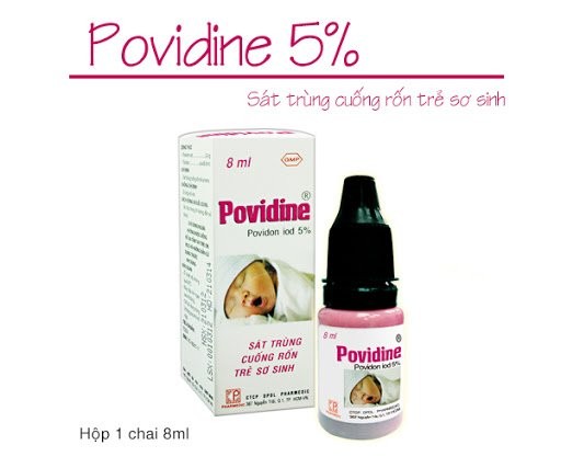 Povidine (povidon iod) 5% cho trẻ em
