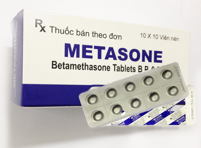 Tìm hiểu thông tin thuốc viên Metasone (betamethasone)