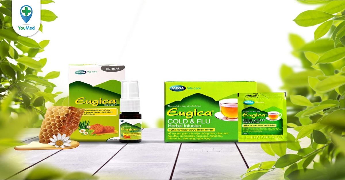Eugica là loại thuốc dùng để điều trị những triệu chứng gì?