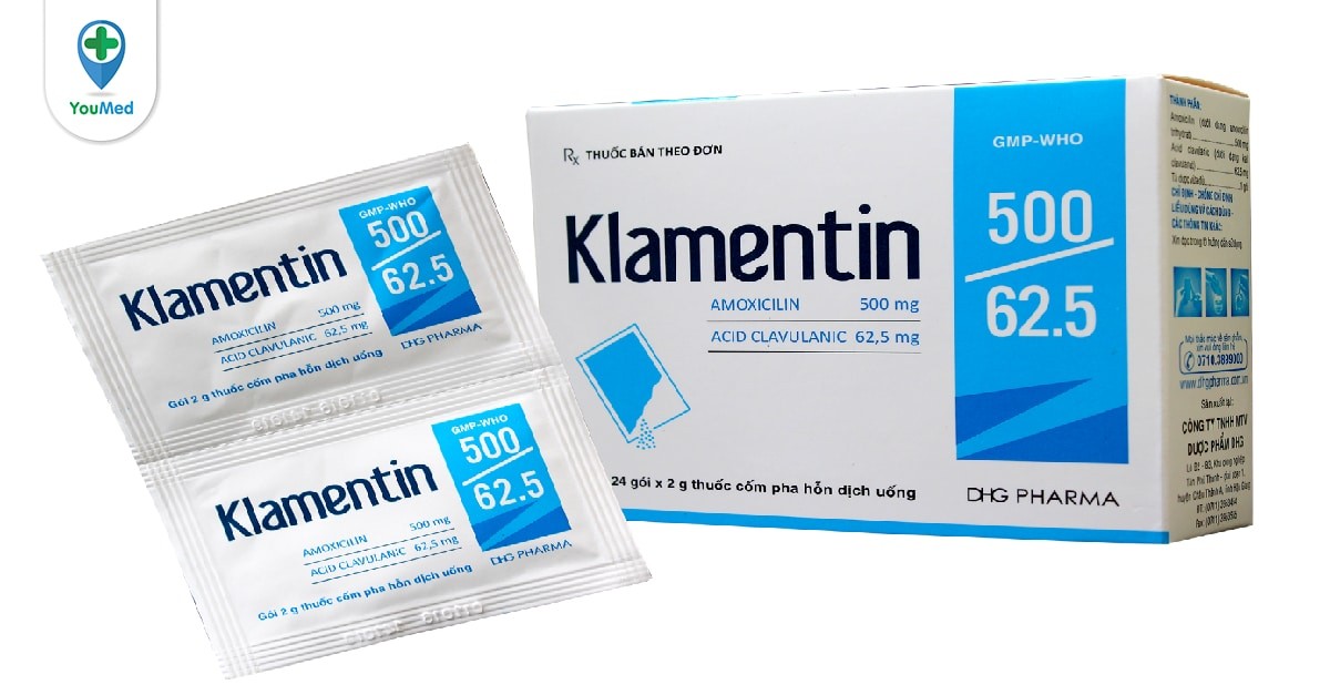 Klamentin 500 có tác dụng điều trị các nhiễm khuẩn ở phần nào của cơ thể?
