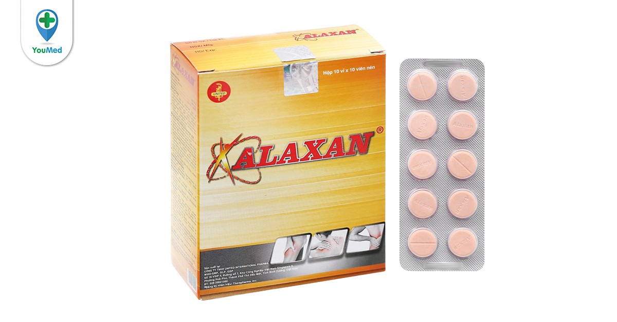 Tác dụng chính của thuốc Alaxan là gì?
