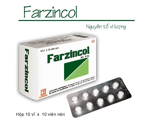 Tìm hiểu thông tin chi tiết thuốc Farzincol