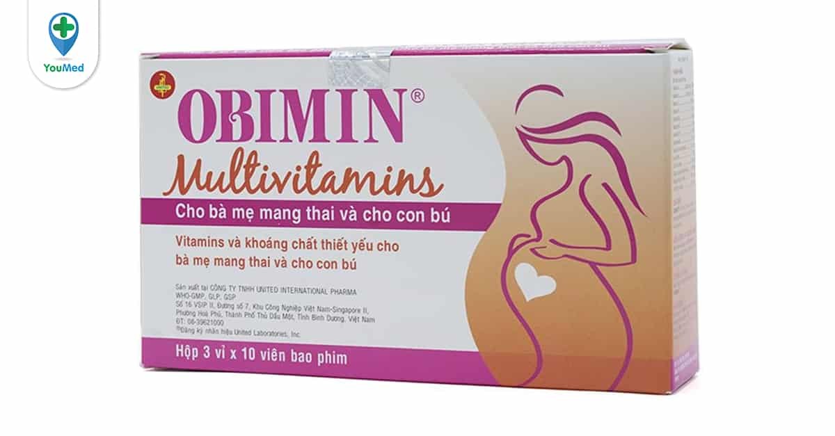 Vitamin và khoáng chất nào được bổ sung trong Obimin Multivitamins?
