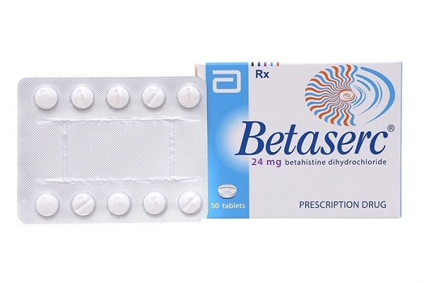 Thuốc điều trị chóng mặt Betaserc (betahistine)
