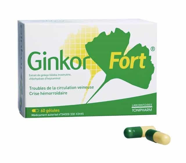 Ginkor Fort điều trị trĩ, suy tĩnh mạch bạch huyết
