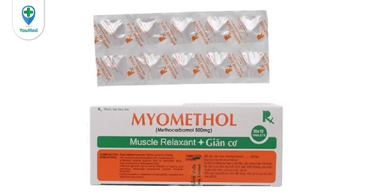 Thuốc Methocarbamol 500mg: Công Dụng, Cách Dùng Và Lưu ý - YouMed