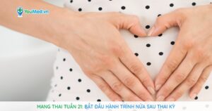 Mang thai tuần 21: Bắt đầu hành trình nửa sau thai kỳ