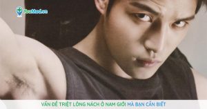 Vấn đề triệt lông nách ở nam giới mà bạn cần biết