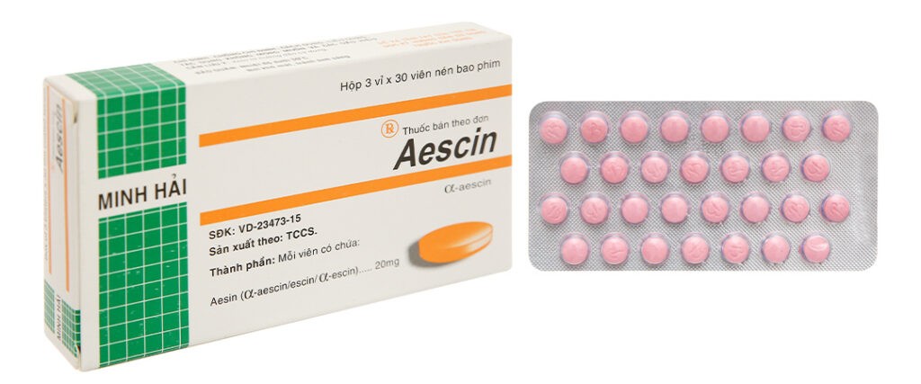 thuốc aescin 20mg