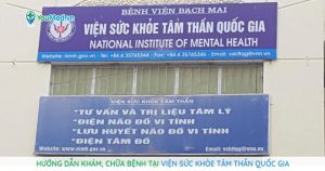 Hướng dẫn khám, chữa bệnh tại Viện Sức khỏe Tâm thần Quốc gia