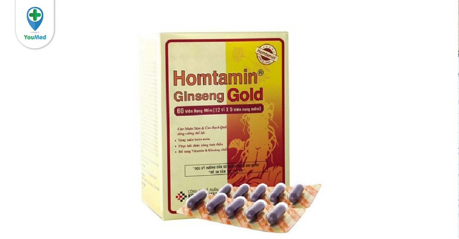 Thuốc bổ Homtamin Ginseng có tác dụng gì? giá, cách dùng hiệu quả và những lưu ý