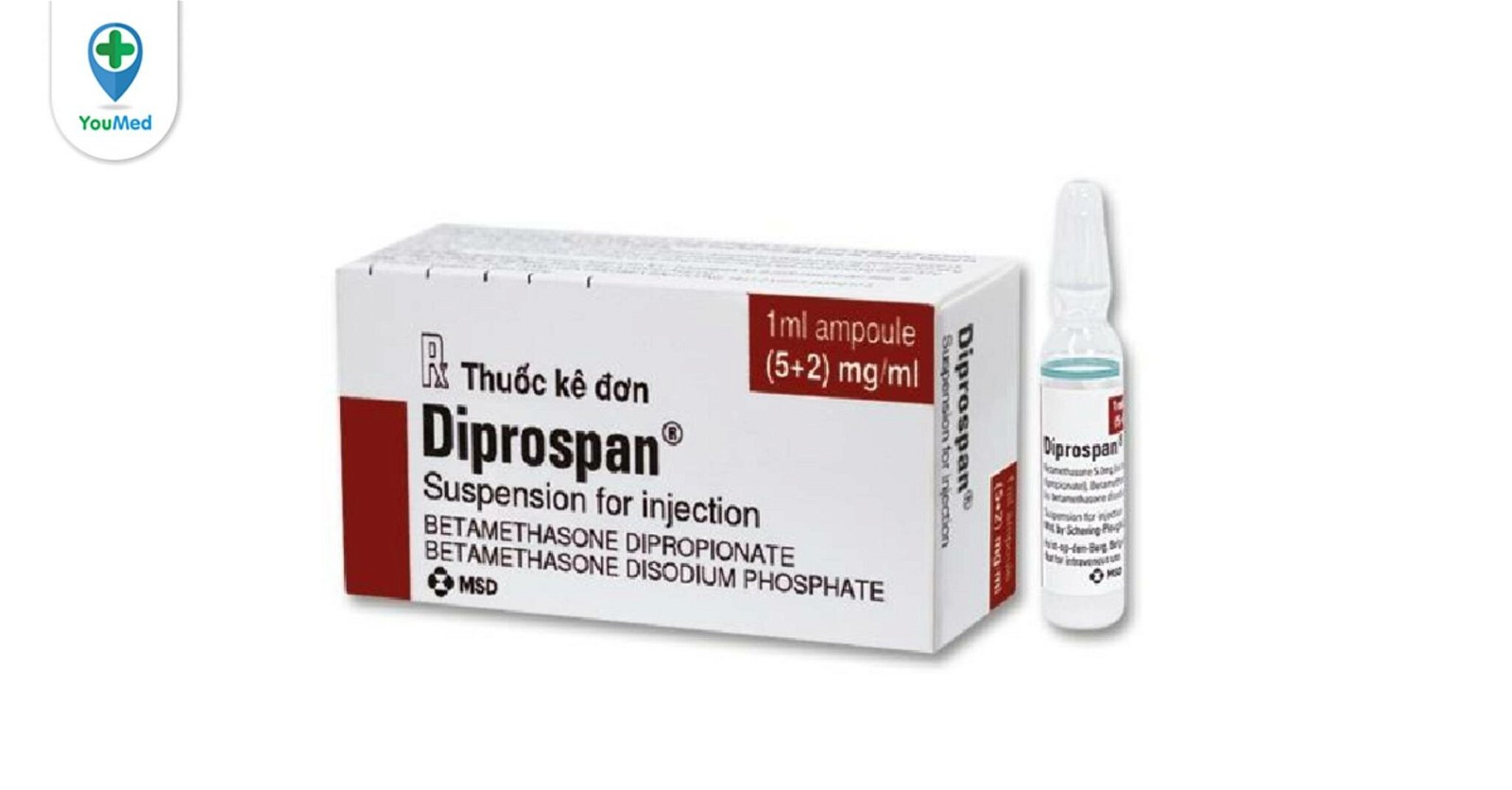 Tác dụng và công dụng của thuốc tiêm trưởng thành phổi diprospan 