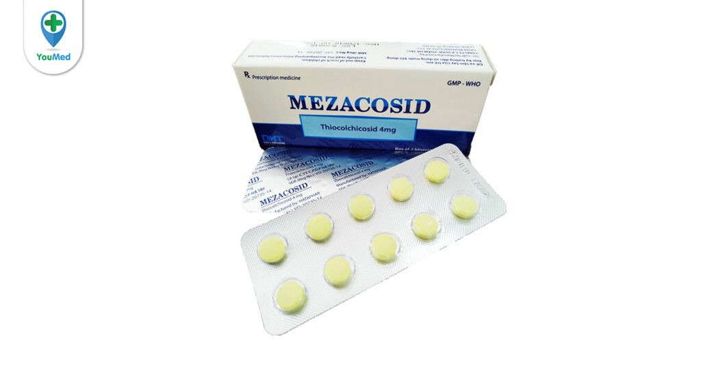 Thuốc Mezacosid (thiocolchisid) trong điều trị hỗ trợ giãn cơ và các lưu ý