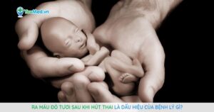 Ra máu đỏ tươi sau khi hút thai là dấu hiệu của bệnh lý gì?