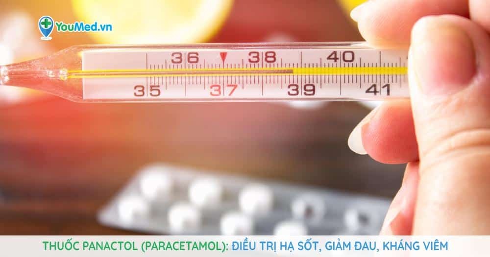 Thuốc Panactol (paracetamol): Điều trị hạ sốt, giảm đau