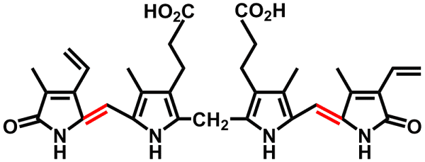 Cấu tạo của bilirubin