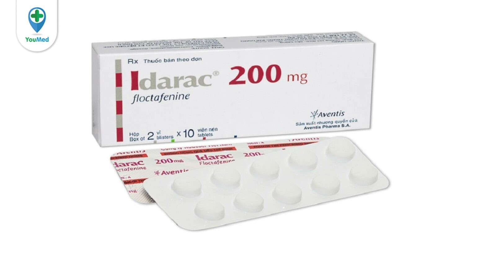 Idarac 200mg là thuốc gì? giá, công dụng và cách dùng hiệu quả