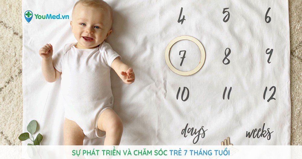 Sự phát triển và chăm sóc trẻ 7 tháng tuổi