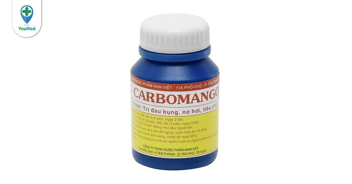 Carbomango là sản phẩm của công ty nào và thành phần chính của nó là gì?
