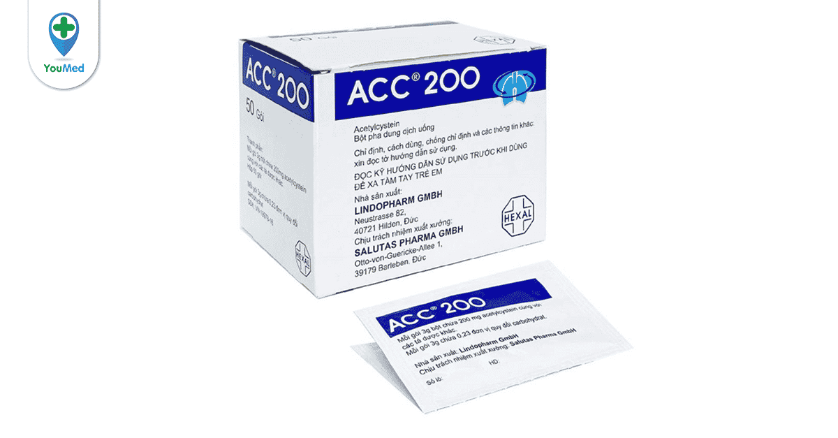 Thuốc ACC 200 được dùng để điều trị bệnh gì?
