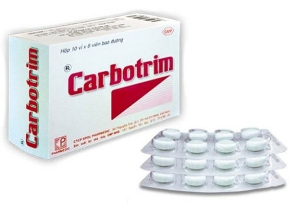 Thuốc Carbotrim được dùng để điều trị nhiễm khuẩn đường tiêu hóa