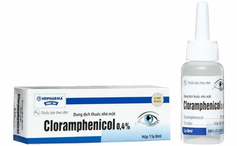 Hình ảnh thuốc nhỏ mắt cloramphenicol 