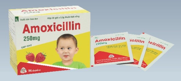 Thuốc kháng sinh Amoxicillin dành cho trẻ em